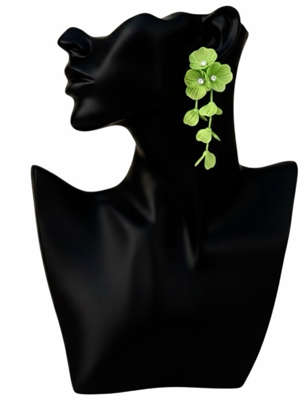 Flower Petal Statement Earrings